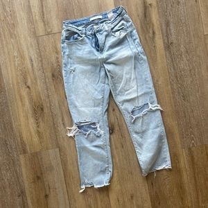Eunina Ally High Rise Straight Crop Jeans